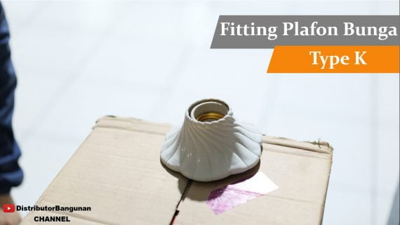 Fitting Plafon Bunga Type K