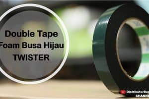 Double Tape Foam Busa Hijau TWISTER