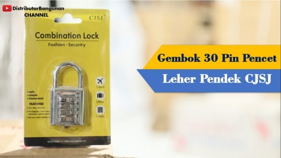Gembok 30 Pin Pencet Leher Pendek CJSJ
