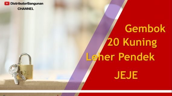 Gembok 20 Kuning Leher Pendek JEJE