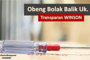 Obeng Bolak Balik Uk. 5′ Transparan WINSON