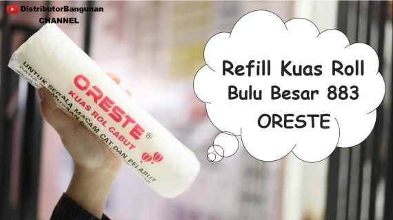 Refill Kuas Roll Bulu Besar 883 ORESTE
