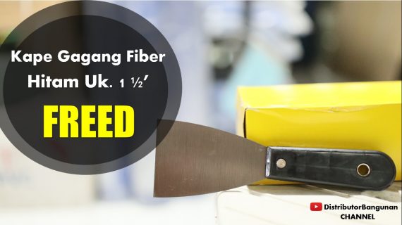 Kape Gagang Fiber Hitam Uk. 1 1/2′ FREED