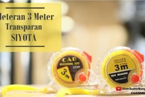 Meteran 3 Meter Transparan SIYOTA