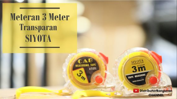 Meteran 3 Meter Transparan SIYOTA