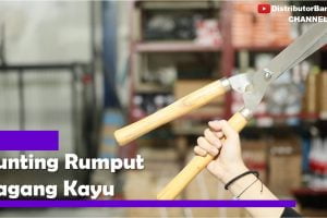 Gunting Rumput Gagang Kayu