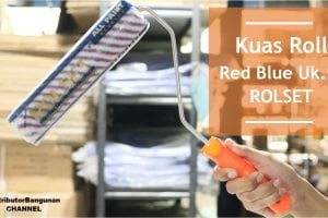 Kuas Roll Red Blue Uk. 9 ROLSET