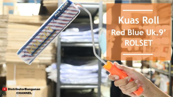 Kuas Roll Red Blue Uk. 9 ROLSET