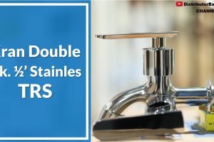 Kran Double Uk. 1/2′ Stainles TRS
