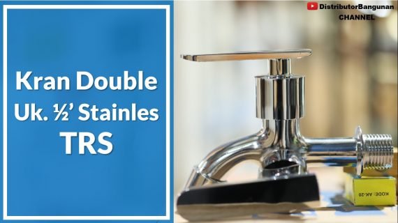 Kran Double Uk. 1/2′ Stainles TRS