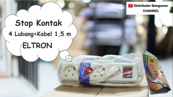 Stop Kontak 4 Lubang + Kabel 1,5 M ELTRON