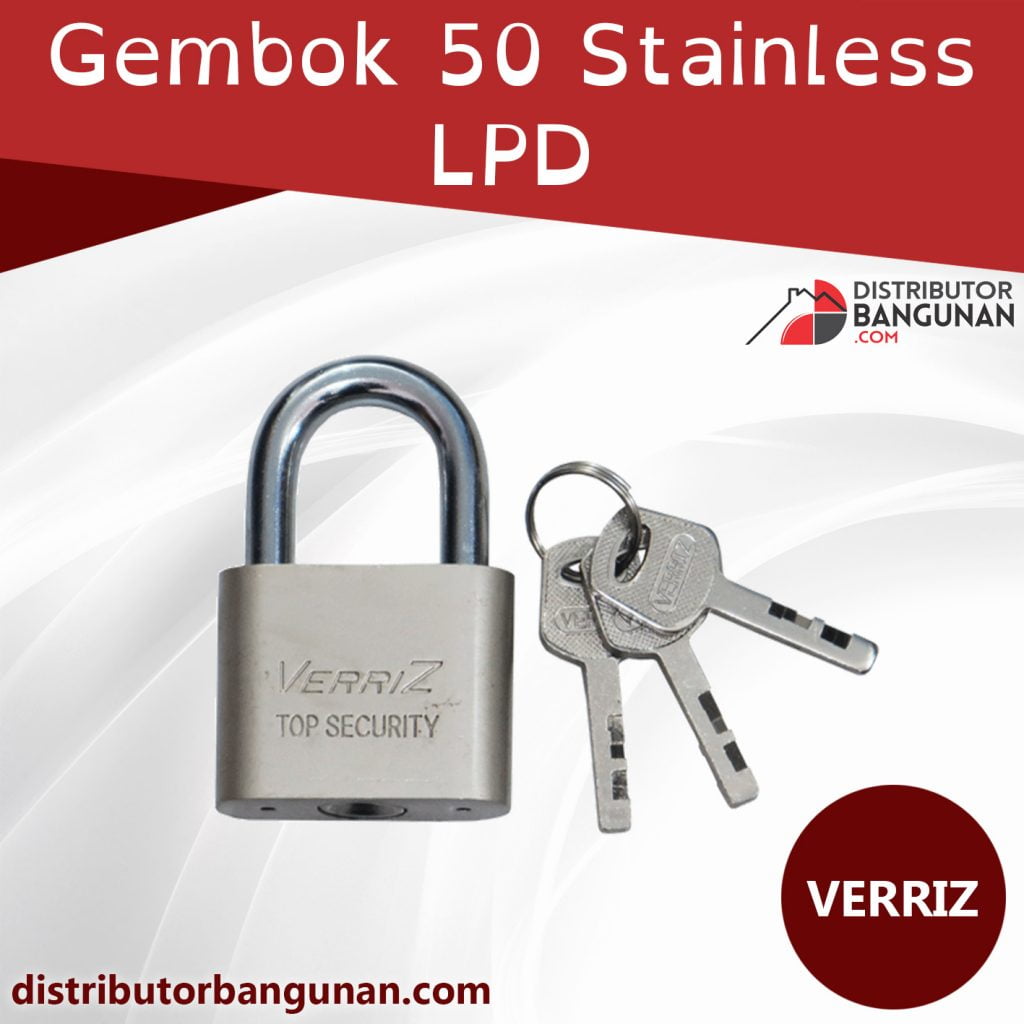 Gembok 50 Stainles LPD VERRIZ