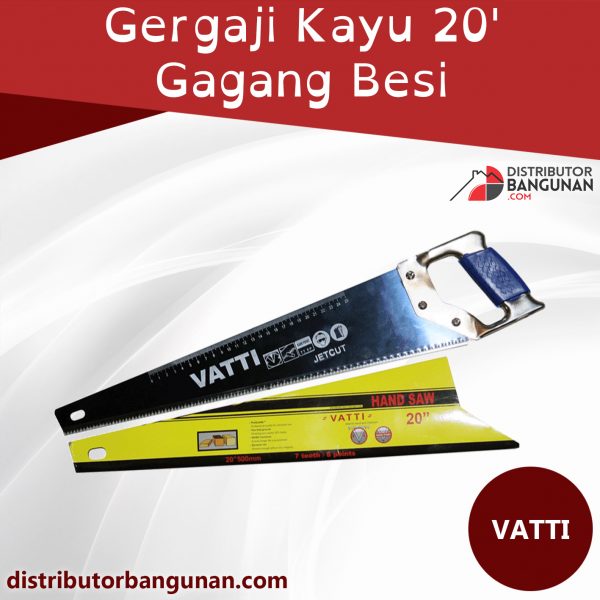 Gergaji kayu 20’ Gagang Besi VATTI (145)
