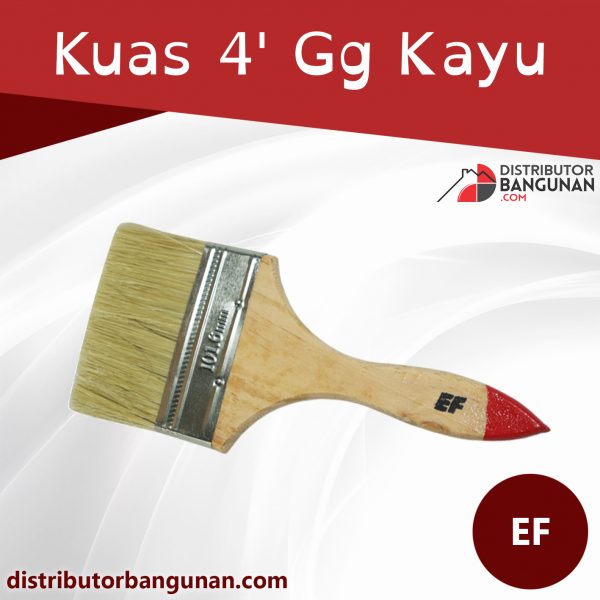 Kuas 4’ Gagang Kayu EF (83)