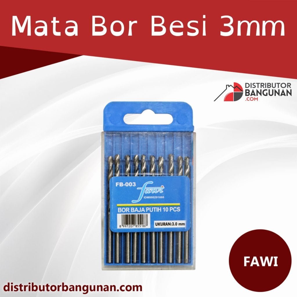 Mata Bor Besi 3mm FAWI