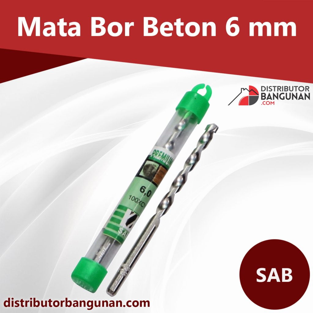 Mata Bor Beton 6 mm SAB