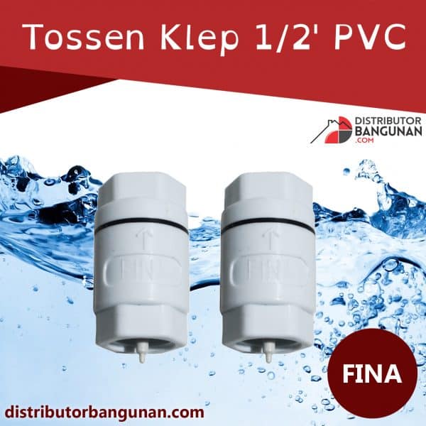 Tossen Klep 1/2' Pvc FINA (46)