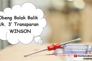 Obeng Bolak Balik Uk.3′ Transparan WINSON
