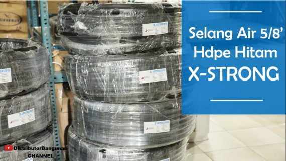 Selang Air 5/8′ Hdpe Hitam X STRONG (50 M)