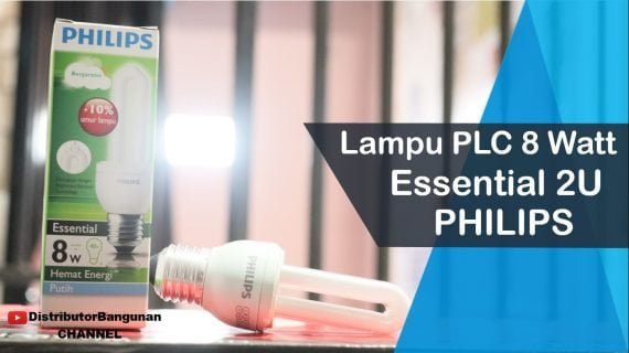 Lampu PLC 8 Watt Essential 2U PHILIPS