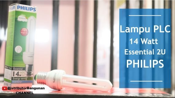 Lampu PLC 14 Watt Essential 2U PHILIPS
