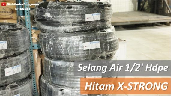 Selang Air 1/2′ Hdpe Hitam X-STRONG (50 M)