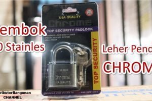Gembok 40 Stainles Lpd CHROME