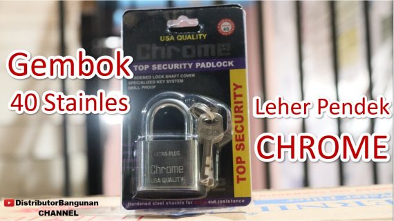 Gembok 40 Stainles Lpd CHROME