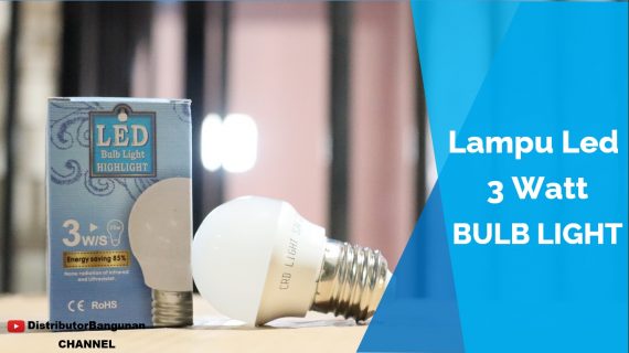 Lampu Led 3 Watt BULB LIGHT