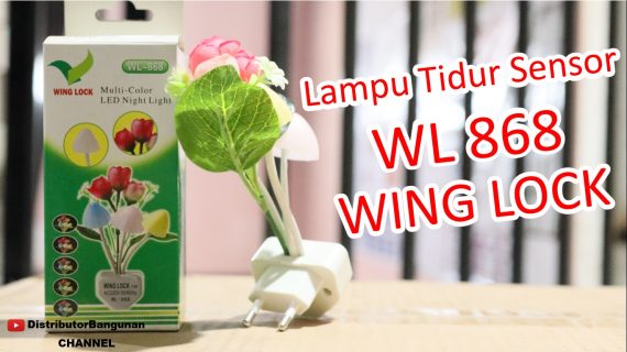 Lampu Tidur Sensor WL-868 WING LOCK