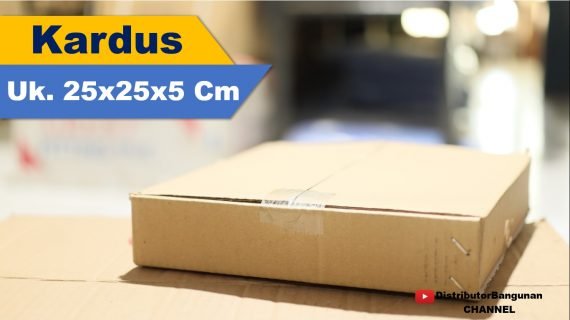 Kardus Packing Polos Coklat, Kardus Uk. 25x25x5 Cm