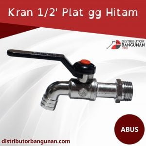 Kran 1per2 Plat gg Hitam ABUS