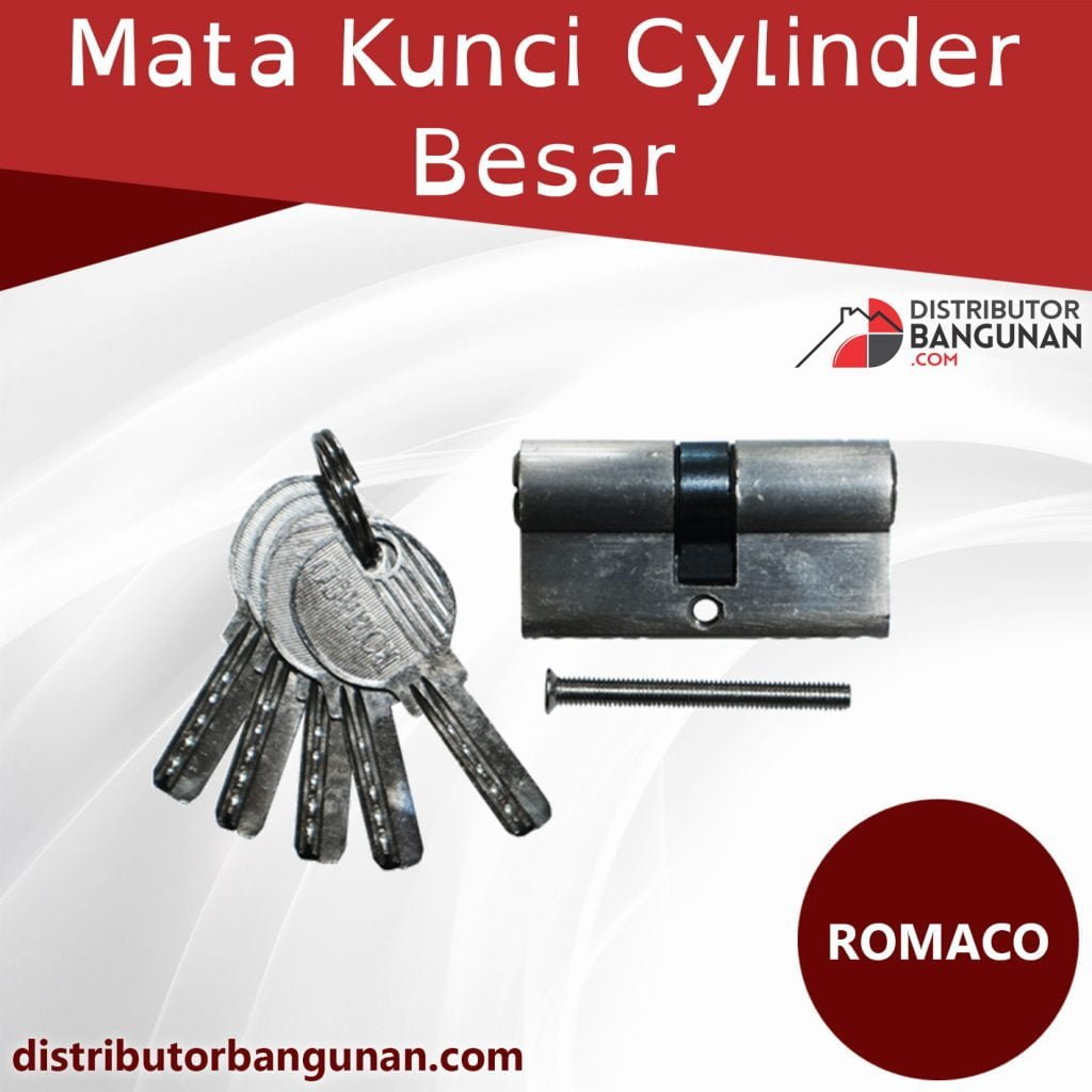 Mata Kunci Cylinder Besar ROMACO Pixel Bolt