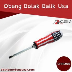 Obeng Bolak Balik Usa CHROME