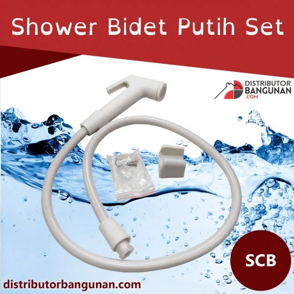 Shower Bidet Putih Set SCB (53)