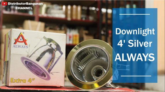 Downlight 4′ Silver ALWAYS