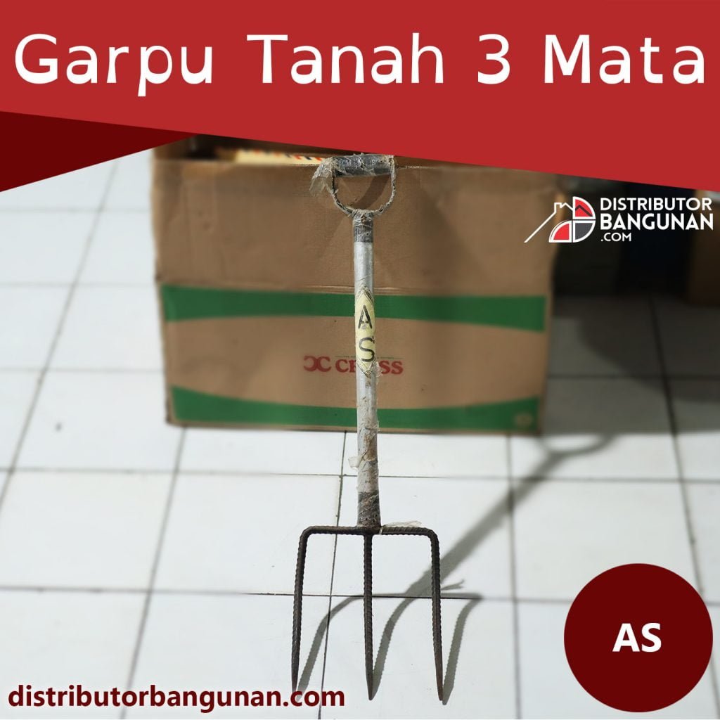 Garpu Tanah 3 Mata AS PNG