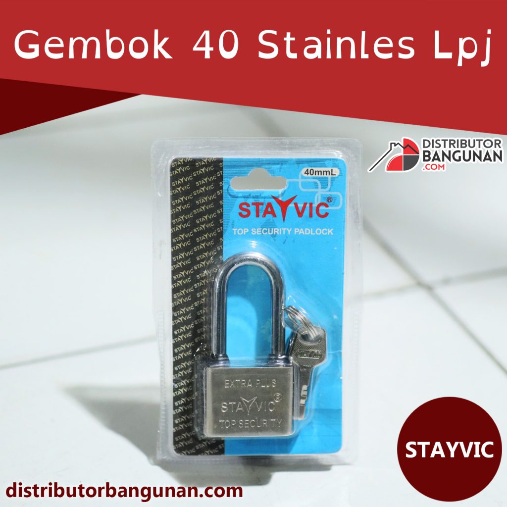 Gembok 40 Stainles Lpj STAYVIC