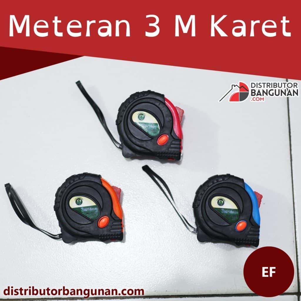 Meteran 3 m Karet EF