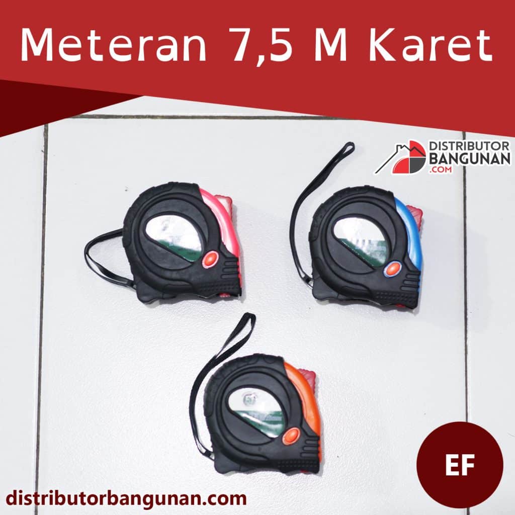Meteran 75 m Karet EF