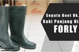 Sepatu Boot Uk.41 Kaki Pjg Hijau FORLY