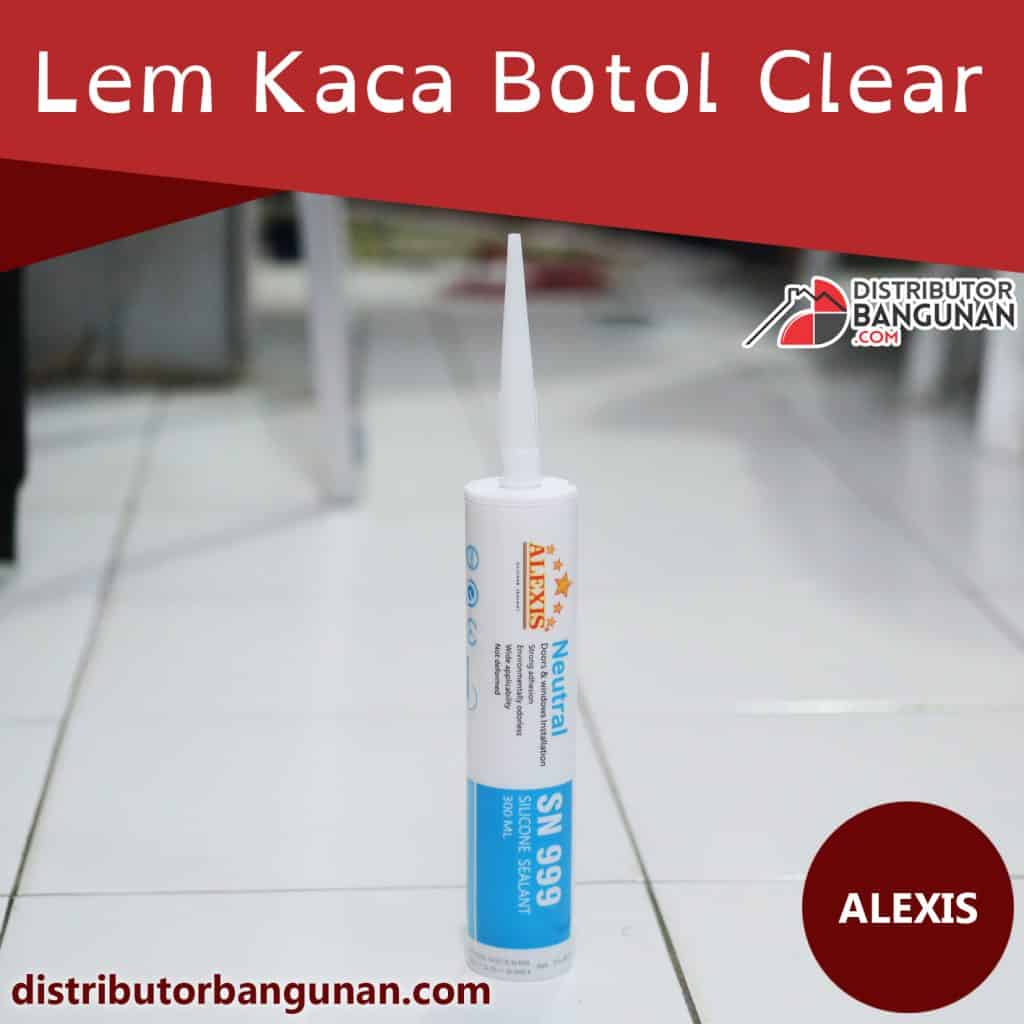 Lem Kaca Botol Clear ALEXIS