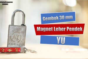 Toko Bangunan Jual Bahan Bangunan, Jual Gembok Di Bandung, Gembok 30 mm Magnet Leher Pendek YU