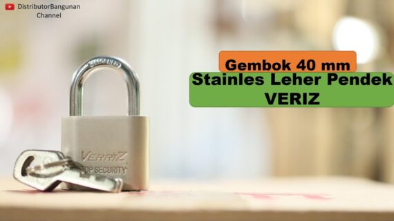 Toko Bangunan Jual Bahan Bangunan, Jual Gembok Di Bandung, Gembok 40 mm Stainles Leher Pendek VERIZ