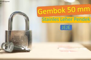 Toko Bangunan Jual Bahan Bangunan, Jual Gembok Di Bandung, Gembok 50 mm Stainles Leher Pendek JEJE