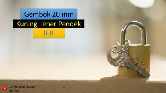 Toko Bangunan Jual Bahan Bangunan, Jual Gembok Di Bandung, Gembok 20 mm Kuning Leher Pendek JEJE