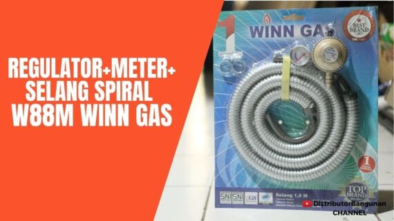 Toko Bangunan Jual Bahan Bangunan, Jual Regulator Di Bandung, Reg+Meter+Selang Spiral W88M WINN GAS