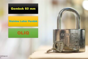 Toko Bangunan Jual Bahan Bangunan, Jual Gembok Di Bandung, Gembok 60 mm Stainles Leher Pendek OLIQ