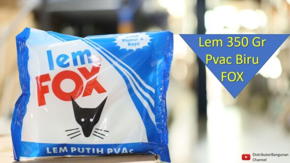 Toko Bangunan Jual Bahan Bangunan, Jual Lem Di Bandung, Lem 350 Gr Pvac Biru FOX