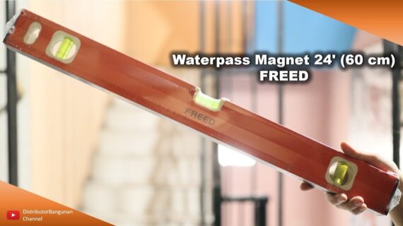 Toko Bangunan Jual Bahan Bangunan, Jual Waterpass Di Bandung, Waterpass Magnet 24′ (60 cm) FREED